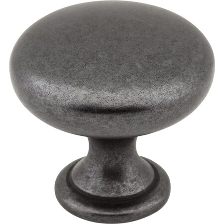 Elements 1-3/16" Diameter Gun Metal Madison Cabinet Mushroom Knob 3910-DACM
